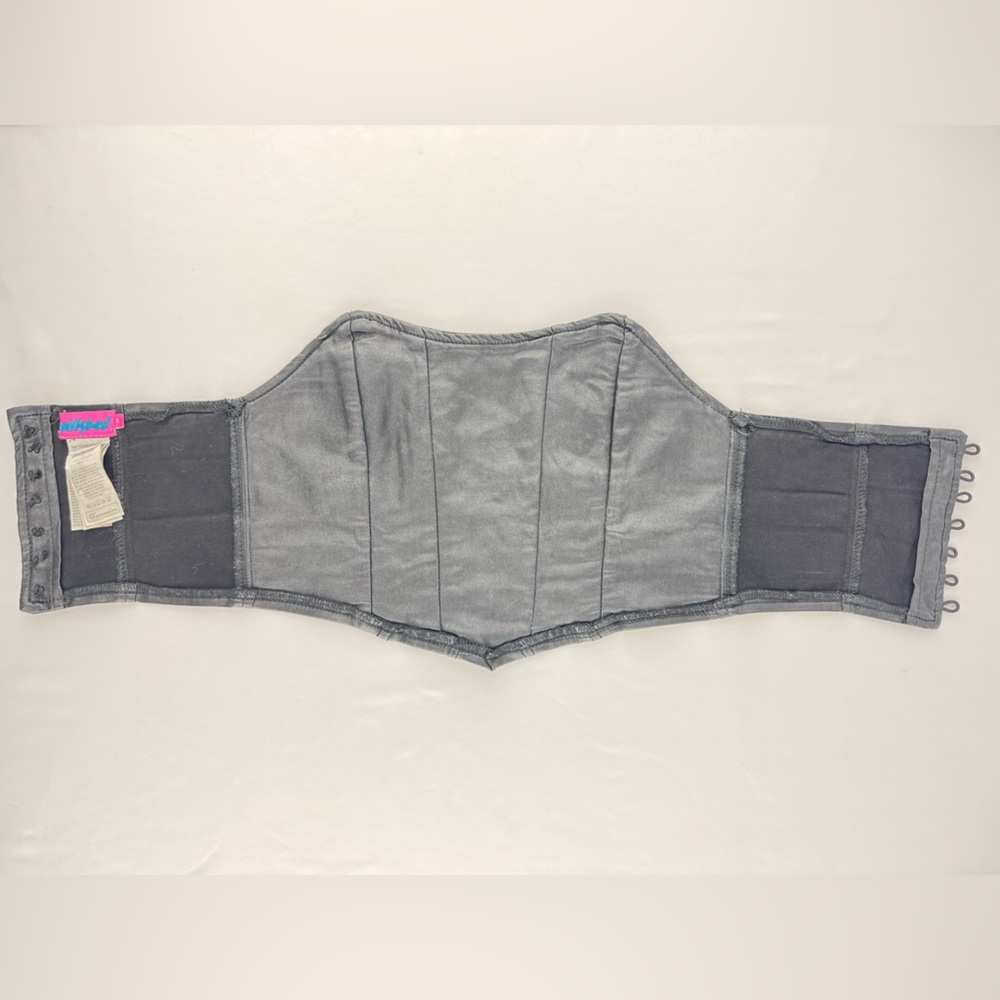 Edikted Black Faux Leather Corset Belt - Picture 2 of 7
